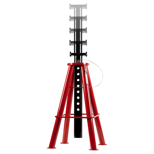 Sunex 1410 High Height Pin Type Jack Stands, 10-Ton Capacity