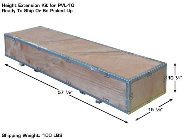 Atlas Platinum Height Extension Kit for PVL-10 2-Post Lift