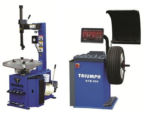 Tire Changer Wheel Balancer Combo