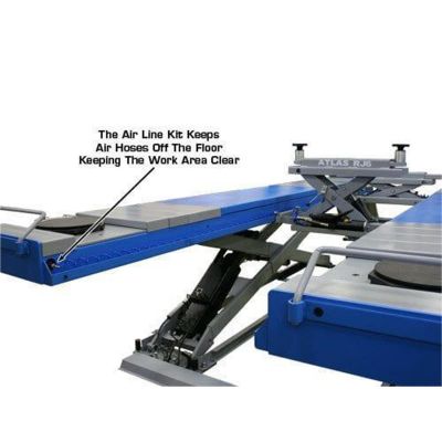 Atlas Equipment 12ASL Alignment Scissor Lift and RJ-6 Rolling Jacks Combo