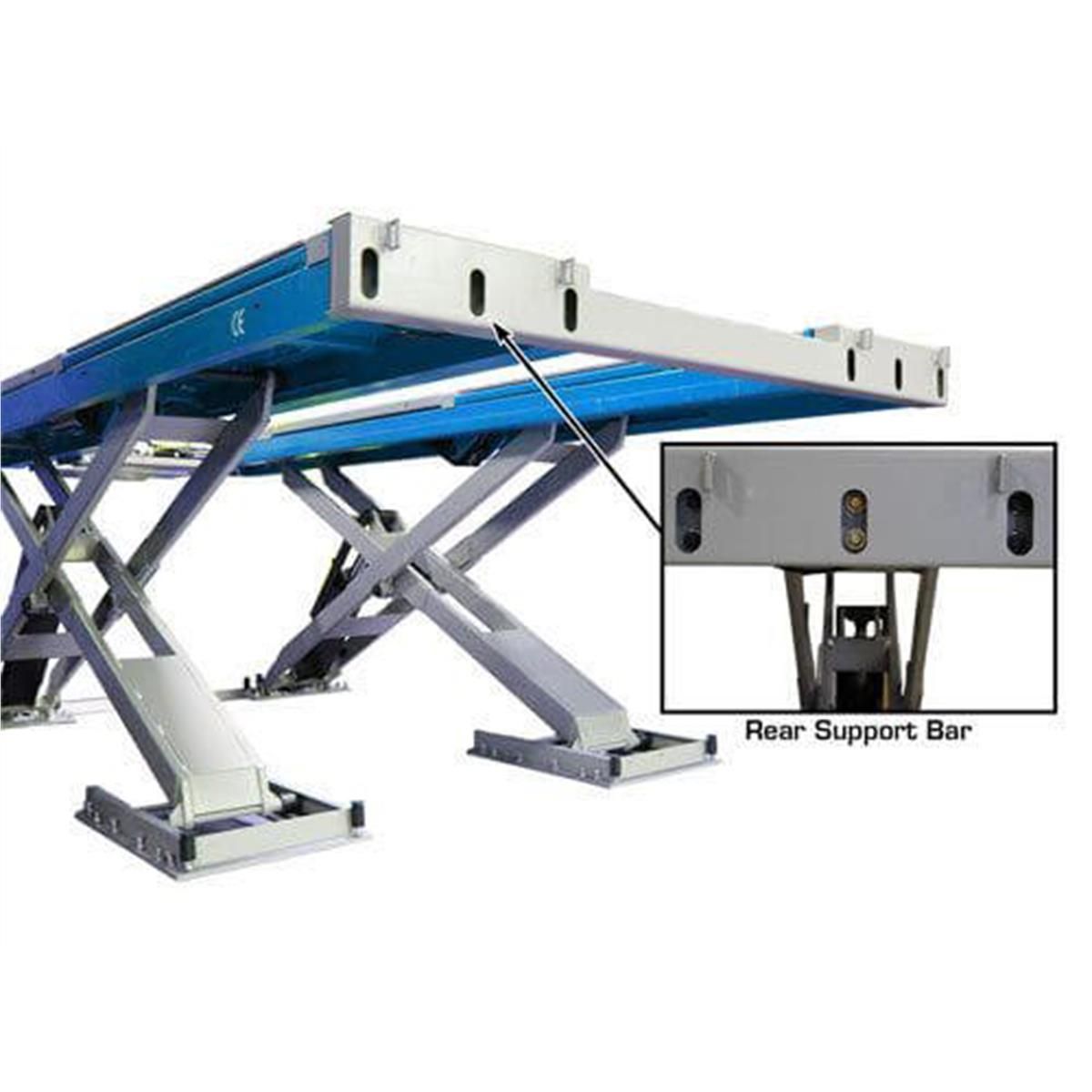 Atlas Equipment 12ASL Alignment Scissor Lift and RJ-6 Rolling Jacks Combo