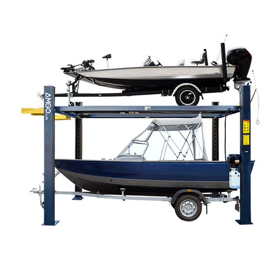 AMGO Boat Storage 4-Post Auto Lift 408HLX 8,000-lb Capacity