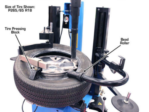 Atlas® TC289DAA Elec/Pneumatic Wheel Clamp Tire Changer w/Dual Arms