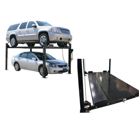 Atlas PRO8000EXT Storage Auto Lift with Floor Panel Combo, 4 Post Lift Extra Tall