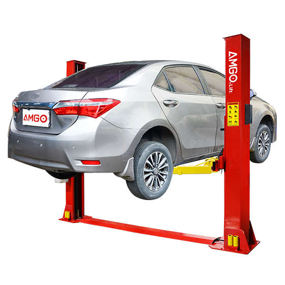 AMGO® BP-9 Base-Plate 2 Post Auto Lift, 110Volt Power Unit