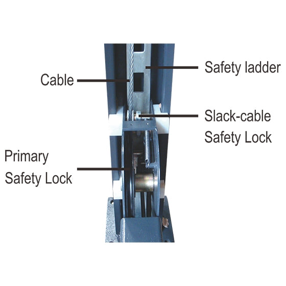 AMGO Boat Storage 4-Post Auto Lift 409-HPX 9,000-lb Capacity