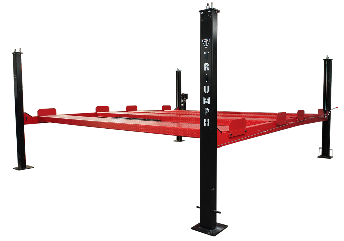 Triumph NSS9000DW, 4-Post Parking Auto Lift, Double-Wide Car Lift, 9,000-lb Capacity