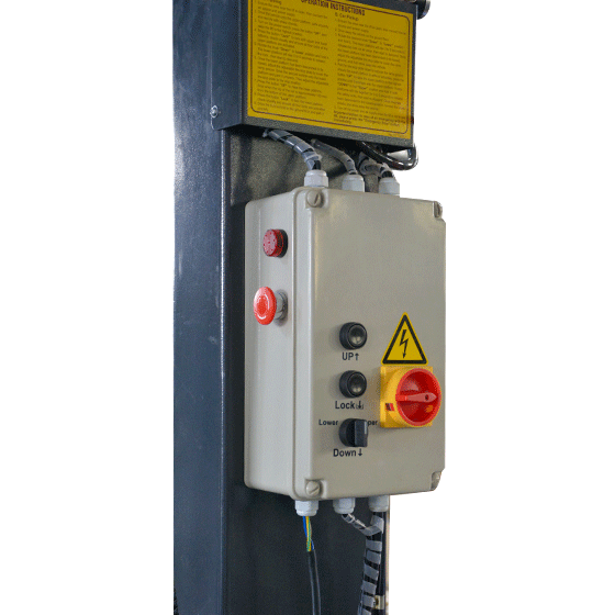 AMGO 4097X, Triple-4 Post Parking Auto Lift, 9,000-lb Capacity