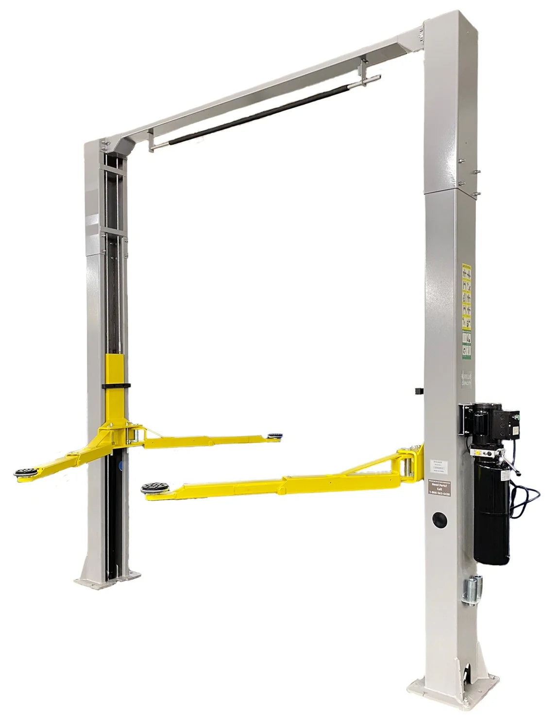 Triumph NTO-9AE Overhead 2 Post Auto Lift, 3-Stage Arms, 110 Volt Power