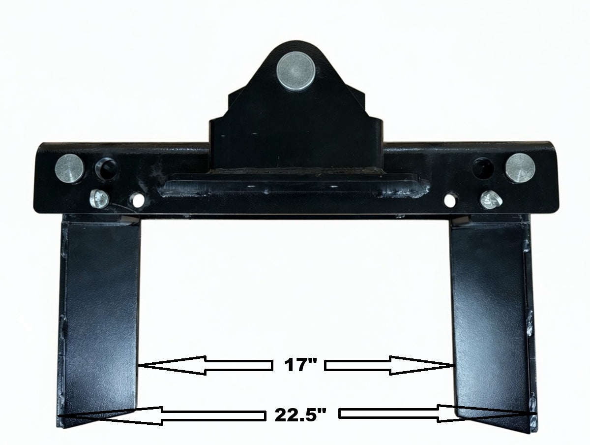 Triumph Wheel Support Adapter, Adjustable for 2-Post Auto Lifts, NT-WA66C