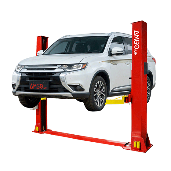 AMGO® BP-9 Base-Plate 2 Post Auto Lift, 110Volt Power Unit
