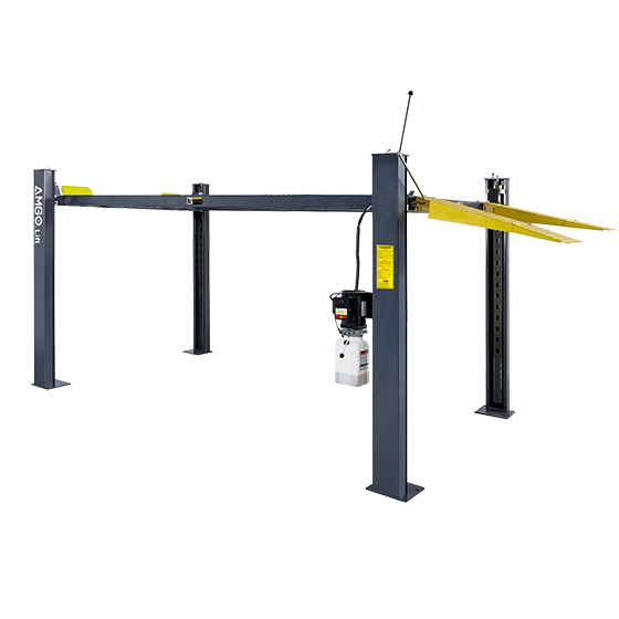 AMGO Storage Lift 407-P, 4 Post Parking Auto lift, 7,000-lb Capacity