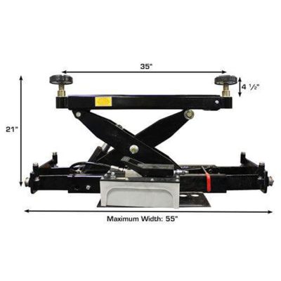 Atlas Equipment 414A Alignment Lift and RJ8 Rolling Jacks Combo