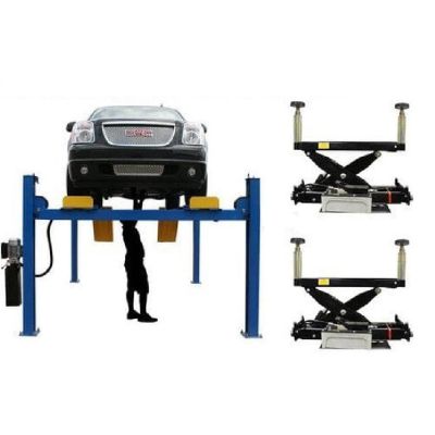Atlas Equipment 414A Alignment Lift and RJ8 Rolling Jacks Combo