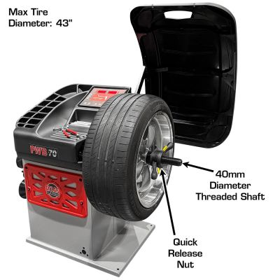 Atlas Platinum PWB70 Motorized Spin Balancer W/ Laser