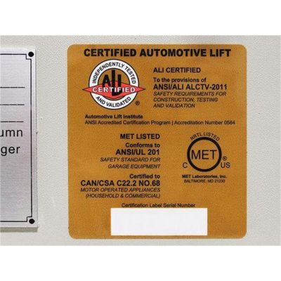 Atlas ALI Certified Battery Powered Mobile Column Lift System 74,000 lb. Capacity