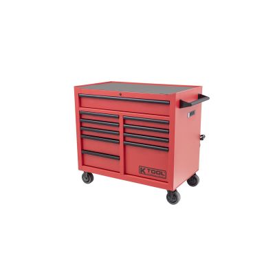 K Tool Toolbox 41 Inch Premium 10 Drawer Double Bay 1,000 lb, (75133)