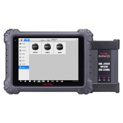 Autel MaxiSYS MS909CV Advanced Commercial Vehicle Diagnostics Tablet, Wireless J2534 VCI
