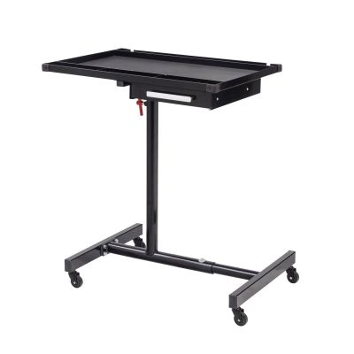 Sunex Heavy Duty Adjustable Black Worktable with Drawer, 8019B