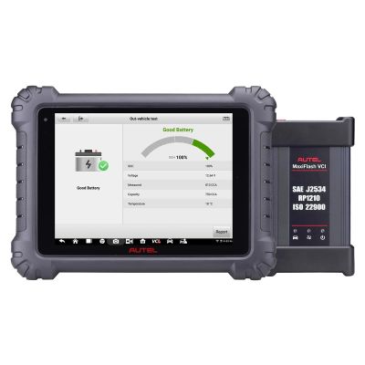 Autel MaxiSYS MS909CV Advanced Commercial Vehicle Diagnostics Tablet, Wireless J2534 VCI