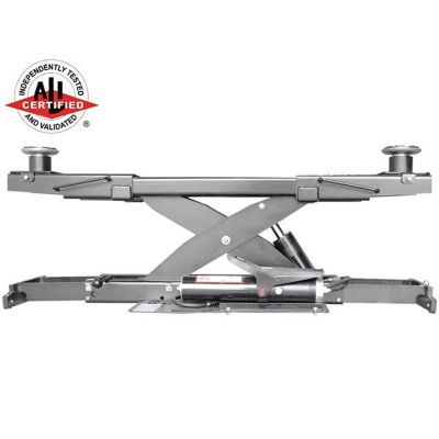 Atlas ALI PVL14KOF-EXT, Open Front, Alignment 4-Post Auto Lift with RJ7000 Rolling Jacks