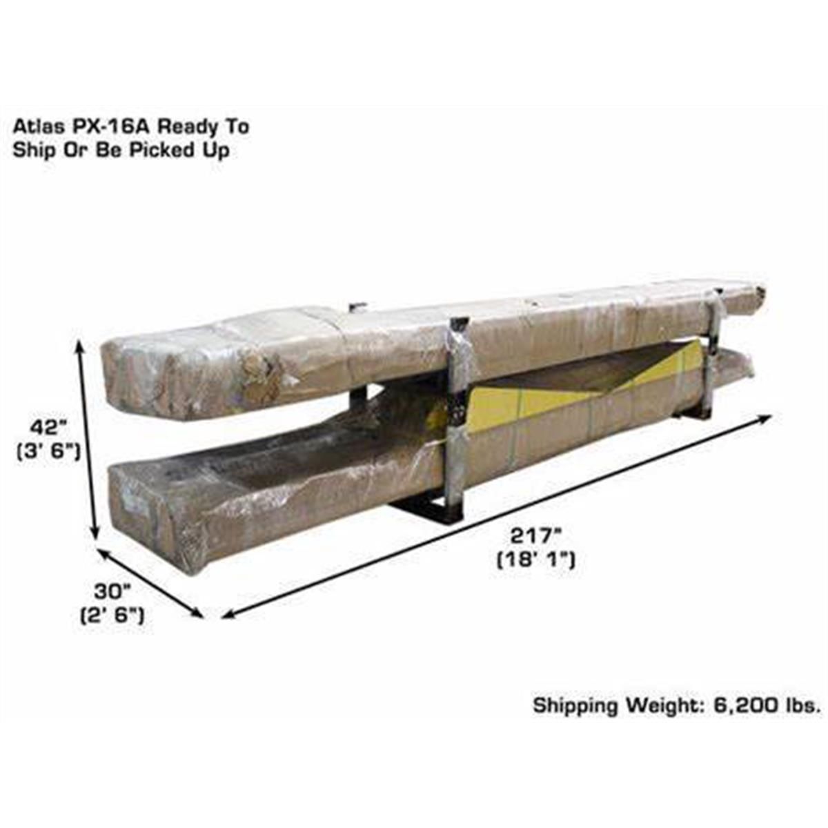 Atlas PX16ACF-COMBO Alignment Scissor Auto Lift and 2 Rolling Jacks