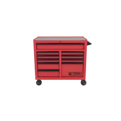 K Tool Toolbox 41 Inch Premium 10 Drawer Double Bay 1,000 lb, (75133)
