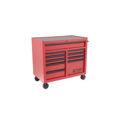 K Tool Toolbox 41 Inch Premium 10 Drawer Double Bay 1,000 lb, (75133)