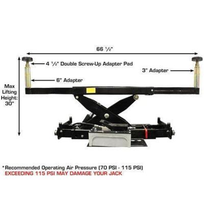 Atlas Equipment 414A Alignment Lift and RJ8 Rolling Jacks Combo