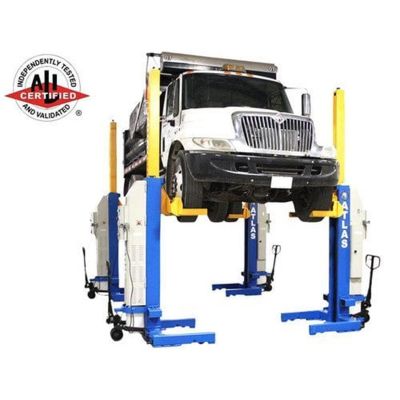 Atlas ALI Certified Battery Powered Mobile Column Lift System 74,000 lb. Capacity