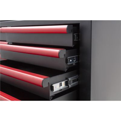 K Tool Toolbox 41 Inch Premium 10 Drawer Double Bay 1,000 lb, Black (75132)