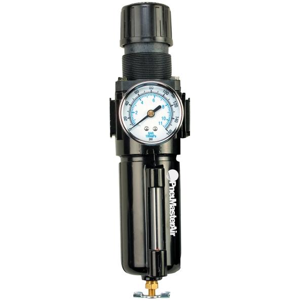 Arrow PneuMasterAir 1/2" Filter/Regulator With Gauge, PB754GW