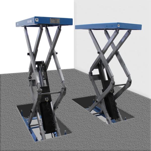 Atlas® FM9SL Flush Mount, Full Rise Scissor Lift, 9,000-lb Capacity
