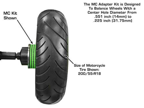 Atlas® WB-MCKIT Motorcycle Adapter for Wheel Balancers