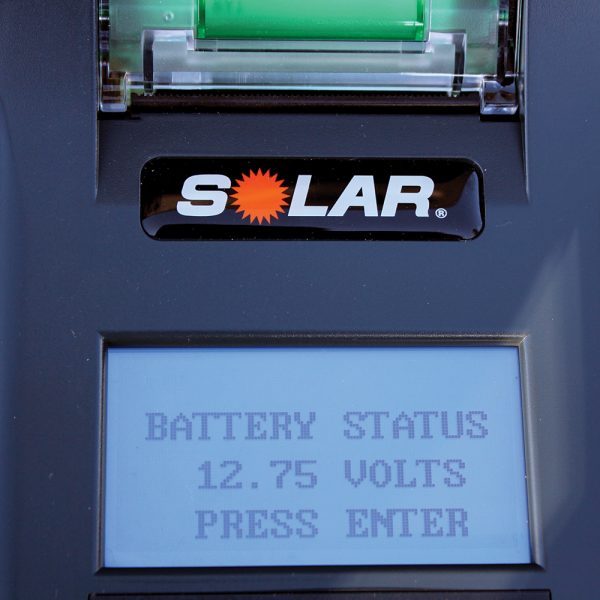 Solar Digital Battery and System Tester with Integrated Printer, BA327