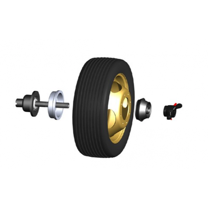 Haweka Light Truck Cone Kit with Metal Spacer, 40mm Shaft