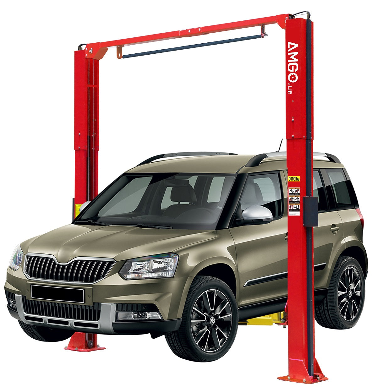 AMGO® OH-9 Super-Asymmetric® 2 Post Auto Lift 9,000-lb Capacity