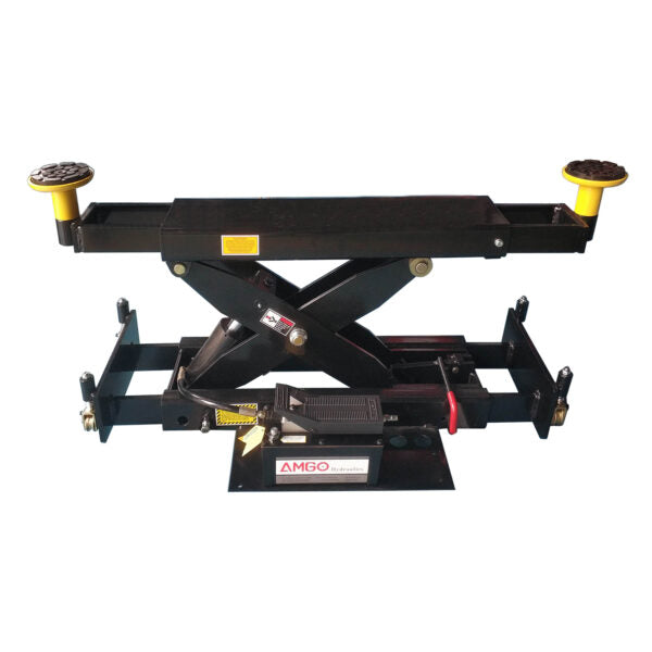 AMGO RJ-8A Air-Hydraulic, Rolling Center Jack, 8,000-lb