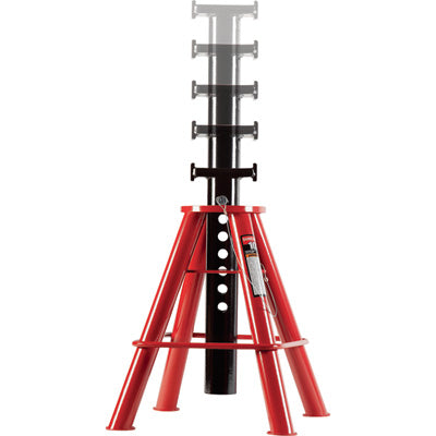 Sunex 1310 Medium Height Pin Type Jack Stands, 10-Ton Capacity