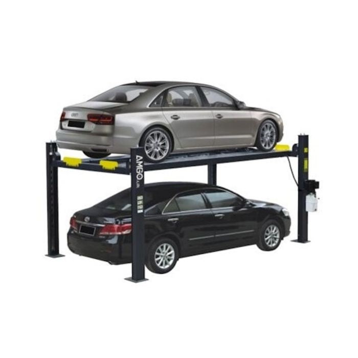 AMGO Storage Lift 408-P, 4 Post Parking Auto lift, 8,000-lb Capacity